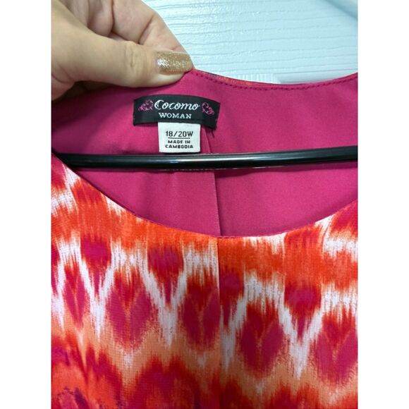 Fabulous Sleeveless Plus Size 18/20W Cocomo 70's Womens Top Vintage - EUC - Picture 11 of 11